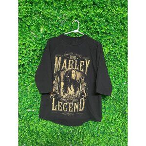 COPY - Vintage Bob Marley 3/4 Sleeve T-shirt - Adult Mens Large - T127